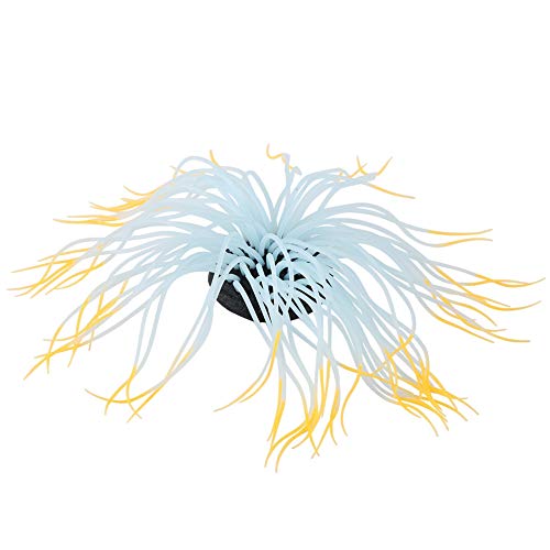 Garosa Aquarium Plastic Grass Artificial Green Lifelike Underwater Plants Luminous Aquarium Decor Fish Tank Decoration Ornament (Orange),Fish Tank Decoration Landscaping Supplies #TOP6