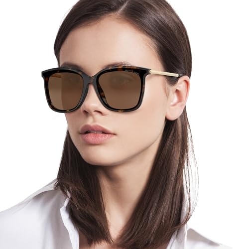 Image of Michael Kors womens Mk2079u Zermatt Universal Fit Square Sunglasses