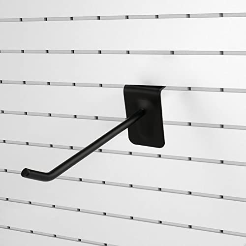 Muklei 100 Pcs 4 Inch Slatwall Hooks, Slat Wall Gridwall Panel Slat Wall Hooks Slot Board Hangers Pegs Hanging Accessories thumb #6