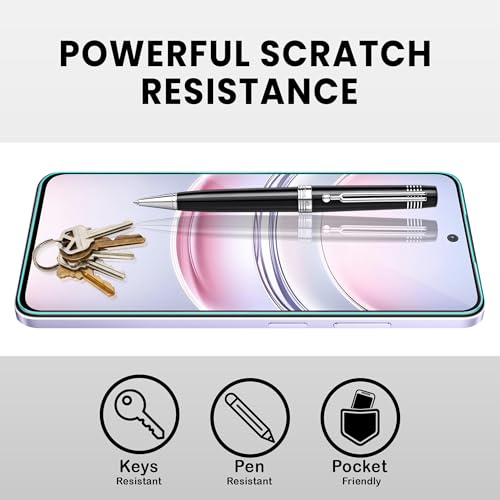 Image of ArmourPro Military Grade Gorilla Tempered Glass Compatible For Realme Narzo 80 Lite, P3x and Realme 14X (6.67 Inch) With Easy Installation Kit | Edge-To-Edge Protector Coverage | Black, Pack of 2