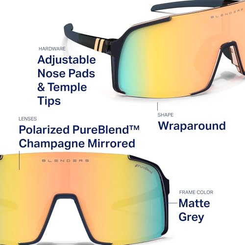 Image of Blenders Eyewear Expose - Polarized Sunglasses - Lightweight High-Performance Frame, Adjustable Nose Pads - 100% UV Protection - For Men & Women - Fortunate Gina