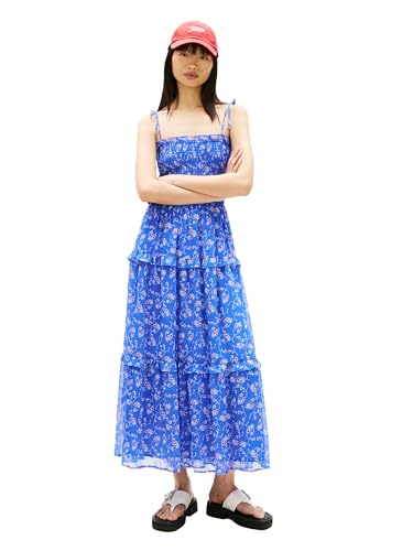 Image of Tommy Jeans Women's Maxi Sundress with Floral Print