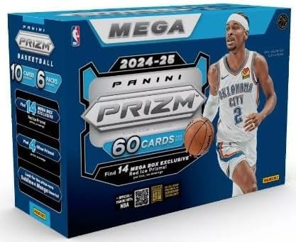 Amazon.co.jp: 2024-25 Panini Prizm Basketball Mega Box (60 Cards
