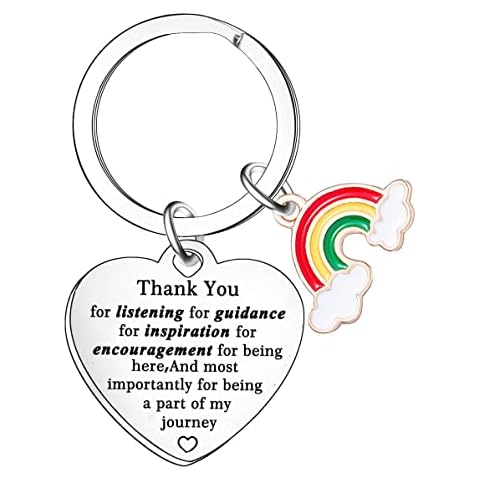 Nfyxcaz Employee Appreciation Gifts Keychain Boss Gift Thank You Keyring Gifts for Women Men Leaders Teacher Appreciation Retirement Farewell Coworker Leaving Office Gift(thank you for listening ) Cover