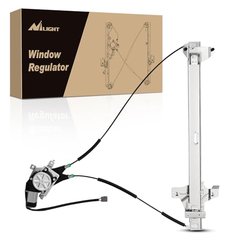 Image of Nilight 741-586 Window Regulator with Motor Front Driver Side | Compatible with 2003-2014 Ford E150 E250 Econoline E350 E450 E550 Super Duty 2004-2014