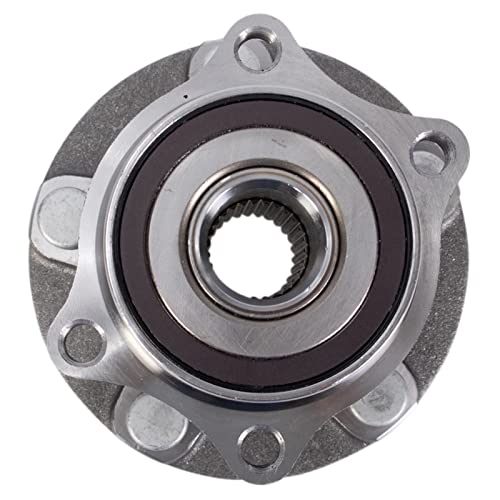 Image of TRQ 2 Piece Rear Wheel Bearing & Hub Assembly Set Compatible with 2008-2014 Subaru Impreza