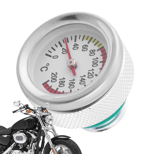 Bouchon de réservoir d'huile avec thermomètre intégré pour contrôler la température moto