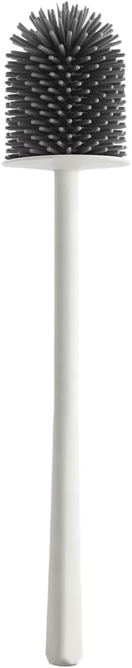 Scopino WC Universale Con Setole In Silicone E Manico In Acciaio Cromato - Foto 12