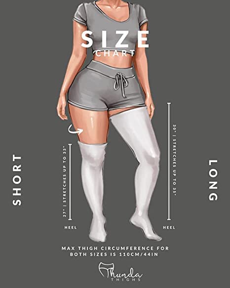 Image of Thunda Thighs Plus Size Thigh High Socks, Over the Knee High Boot Stockings Leg Warmers, Extra Long & Thick Socks Cow Print White Spots