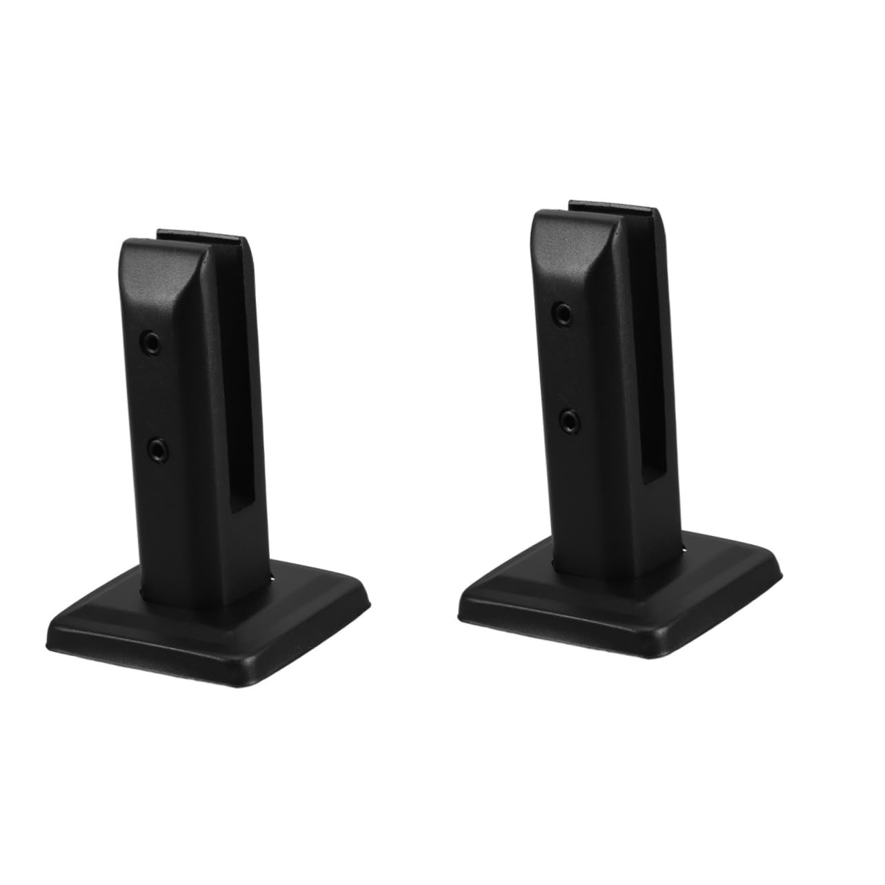 Lot de 2 supports de balustrade en acier inoxydable et pinces de renfort pour verre