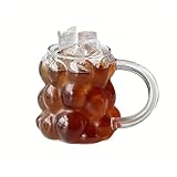 Genérico vasos de cristal 1PC Grape Shaped Glass Cup Coffee Milk Juice Suitable For Afternoon Tea(With handle)