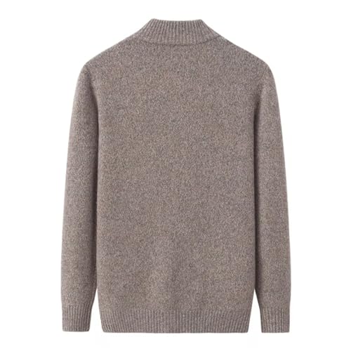 Men Crew Neck Solid Sweater Buttons Cardigan Crew Neck Sweater Large Size Knitted Jumpers2