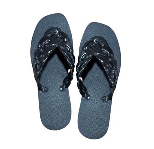 Image of Braided Strap Flip Flops, Casual Beach Sandals