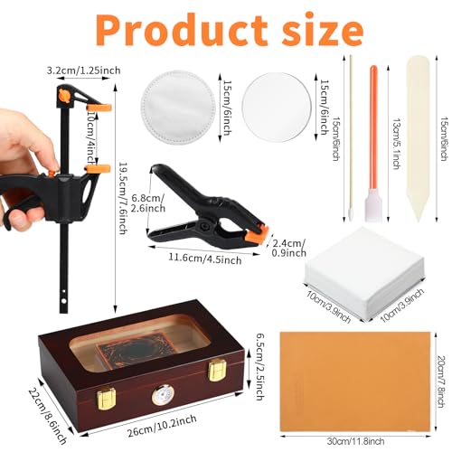 Didaey 539 Pcs Card Flattening Tool Kit Trading Card Repair Accessory Grading Cleaning Kit for Collectors Collectible Cleaning Protect Fix Bent Cards Flatten Lifted Edges Accessories - Image 3