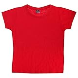jersey rojo niña el corte ingles Mangas y bajo en doble aguja. SOLS- Camiseta de Manga Corta para niñas (2 años) (Rojo)