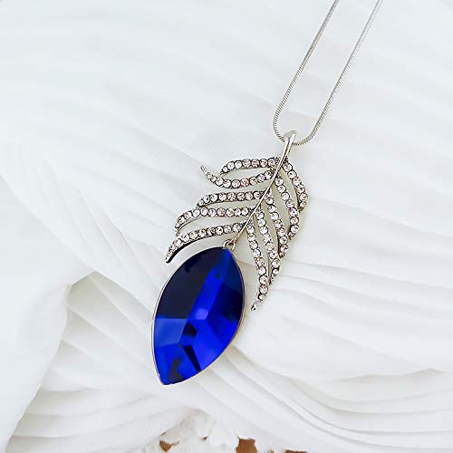 Chaîne de collier crystal feather, le cadeau idéal de pendentif long - 2