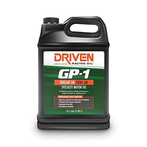 Driven Racing Oil GP-1 Conventional Break-In Motor Oil 20w-50 (1 Gallon)