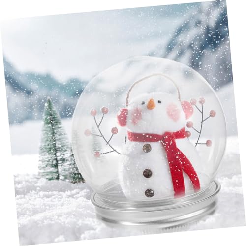 Globos de plástico para rellenar con dulces, juego de 20 esferas de 150ml para Navidad 7