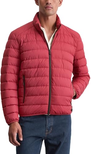 Marc OߴPolo Herren Steppjacke mit Stehkragen Regular Fit, Rot (Light Carmine), XXL – Ansicht 1