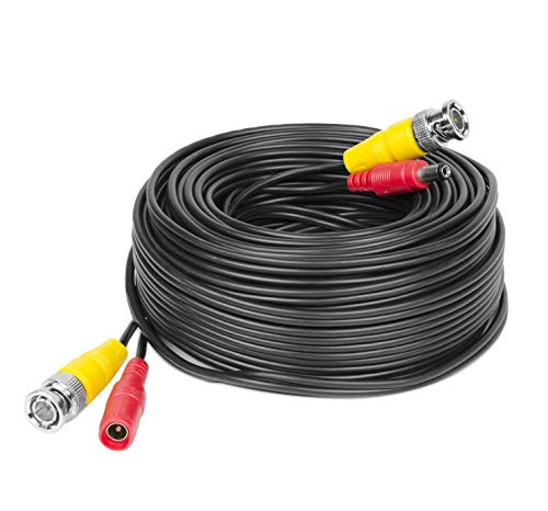 Amcrest 60FT 4K Security Camera Cable, BNC, Coaxial, Pre-Made, Compatible