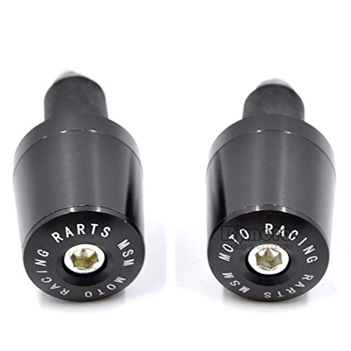 BJ Global Extrémités de poignées universelles anti vibration pour moto 2,2 cm