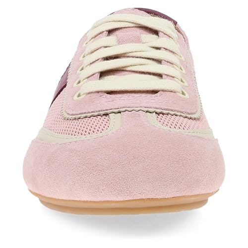 Image of Dansko Milana Slip-On Sneakerina Flats for Women - Sneaker-Inspired Ballet Shoe with Built-in Wedge and Arch Support - Lightweight Rubber Outsole - Leather and Mesh
