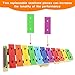 EASTROCK 11 Note Xylophone with Two Semitones Colorful Xylophone Musical Instrument Multiple Tonal Pieces in C Major G majo and D Major