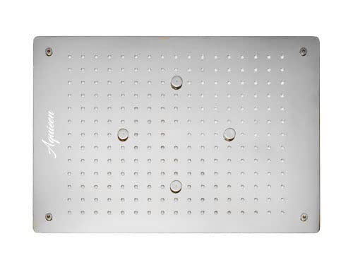 Aquieen 2 inlet rain and mist shower SS304 Ceiling Shower (13 x 19 Rain + Mist) (CHROME)