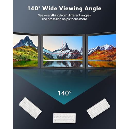 Image of Eyoyo 8 inch Small Mini Monitor 1024x768 Resolution Car Rear View TFT LCD | Mini Screen Display with HDMI /VGA /AV Video Input for PC DVD DVR CCD 140 Wide Angle Metal Housing