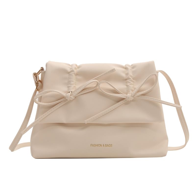 Bolsa de ombro pequena bolsa tiracolo Y2k estética axila bolsa feminina, Branco, Medium, Branca