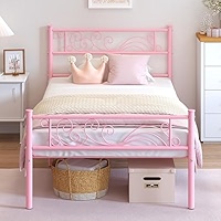 Barrière De Lit Enfant Réglable - Housse Coton Perlé + Structure Métal | 5 Hauteurs, Pour Lit Simple/double, Sécurité Anti-chute