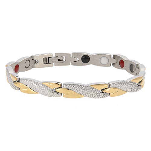 Preisvergleich Produktbild Magnetisches Armband, Fashion Twisted Healthy Magnetisches Armband, Schmerzlinderung für die Hautpflege