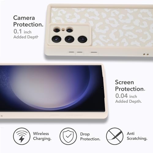 Image of Compatible with Samsung Galaxy S23 Ultra Case, White