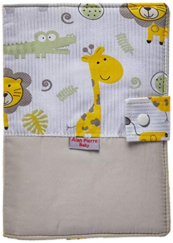 Capa para Cartão de Vacinação, Alan Pierre Baby, Safari Amarelo