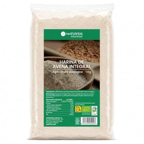 Harina de avena integral sin gluten Bio 1 kg