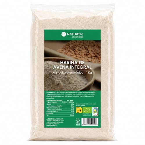 Harina de avena integral sin gluten Bio 1 kg
