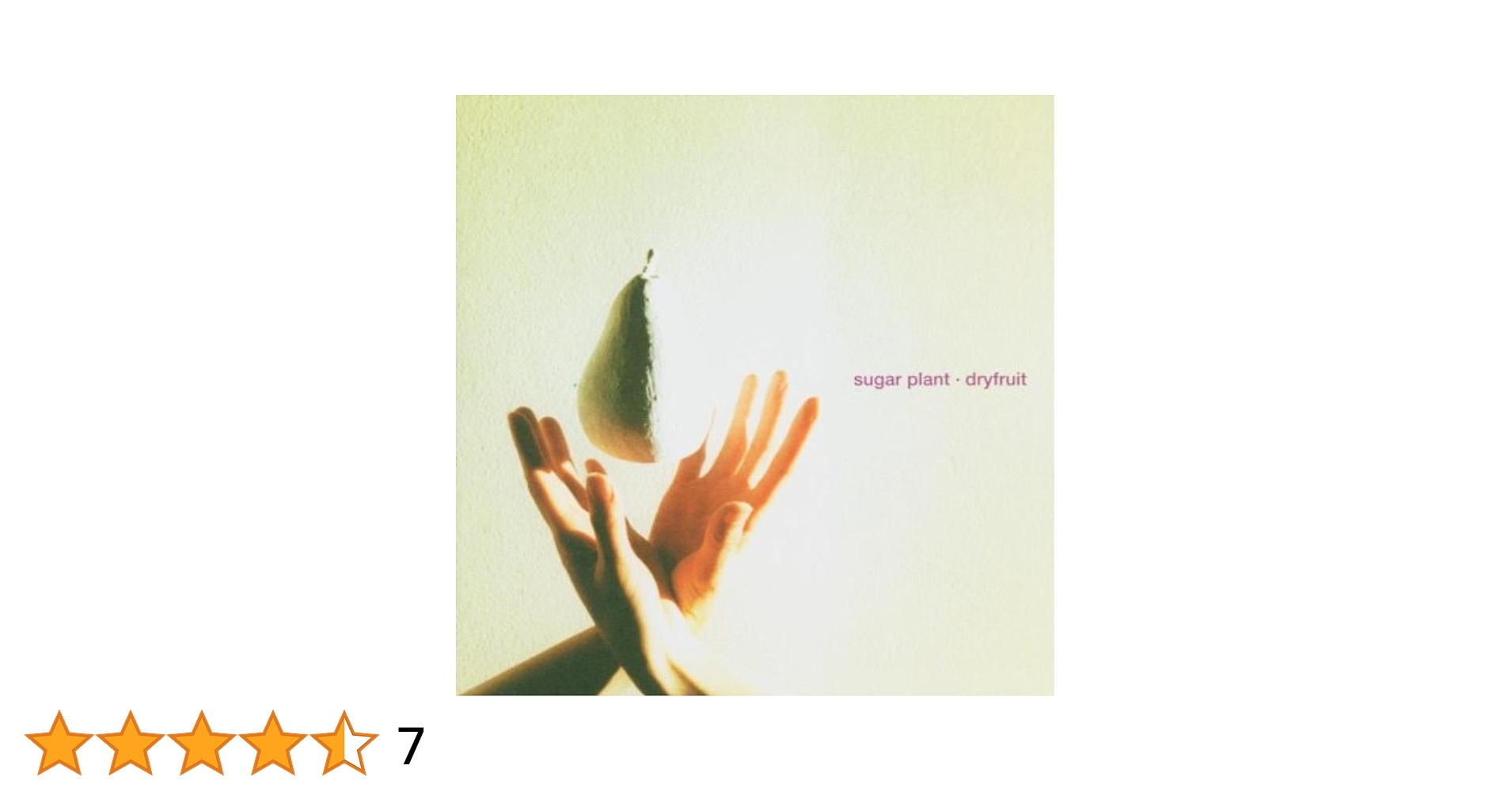 Sugar Plant / dryfruit アルバムCD Amazon.co.jp: dry fruit: ミュージック