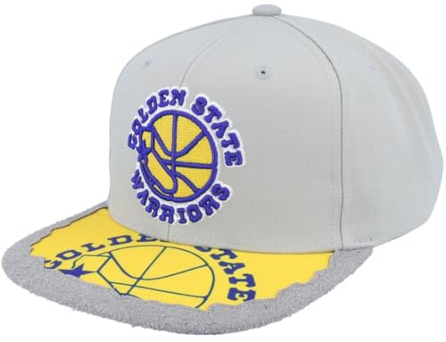Mitchell & Ness Golden State Warriors Munch Time Snapback Hat miniatura 2