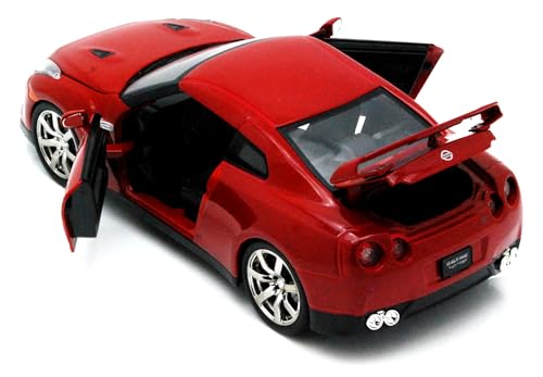 Modelo 2009 GT-R Hardtop 1:24 rojo miniatura 2