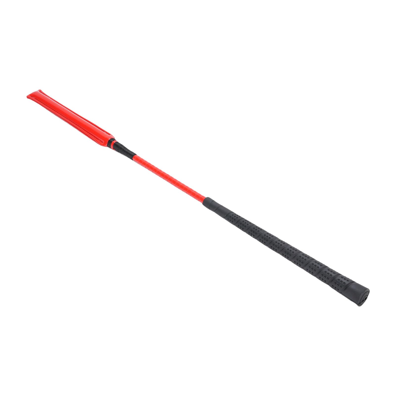 Sorandy Frustino da Cavallo in Pelle Verniciata Premium con Manico in Silicone Antiscivolo 25,6" Essenziale per L'allenamento per Gli Appassionati di Equitazione