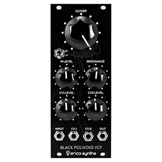 Erica Synths Black Polivoks VCF v2 Multi-Mode Eurorack Filter Module