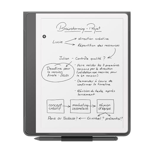 Nouvel étui à rabat avec système d'attache aimanté pour Amazon Kindle Scribe | Étui de protection élégant | Cuir premium