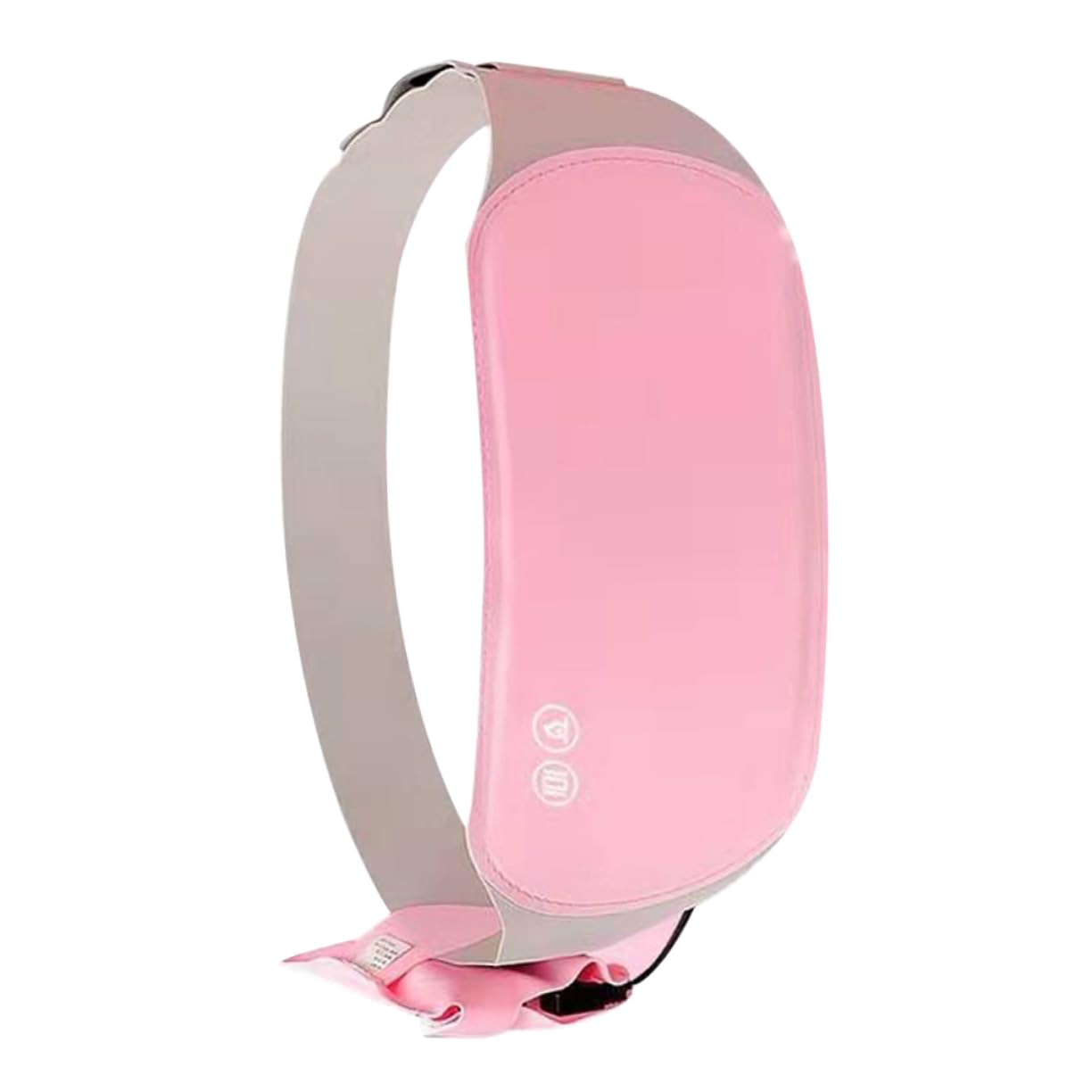 Cintura Riscaldante da Massaggio Rosa in Tessuto Elastico con Box