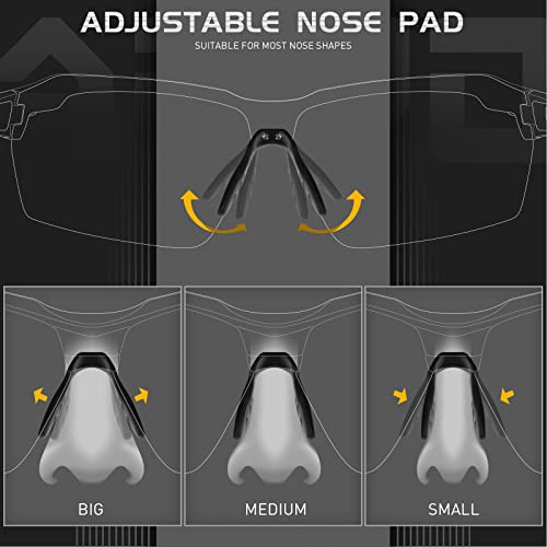 Kapvoe Sports Sunglasses Polarized Cycling Glasses Baseball Running Mountain Bike Triathlon Golf Mtb For Men Women #TOP5