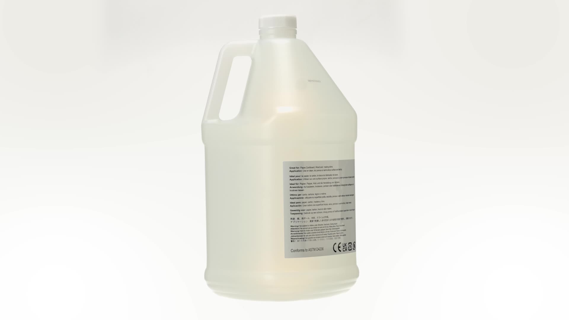 Image of Amazon Basics All Purpose Washable Clear Liquid School Glue for Making Slime, Paper, Cardboard, Wood, Craft Projects, 128 fl oz