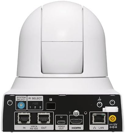 Sony SRG-X40UH 4K/HDMI/USB Optical 40x Zoom PTZ Camera with PoE+ (White) (SRG-X40UH/W) + Cat5e Ethernet Cable + Cleaning Set - Bundle (Renewed) image 4 of 5 B0CGYMZW77