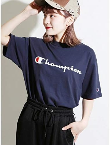 Amazon Co Jp ウィゴー メンズ Wego Champion ロゴプリントtシャツ ネイビー S ファッション