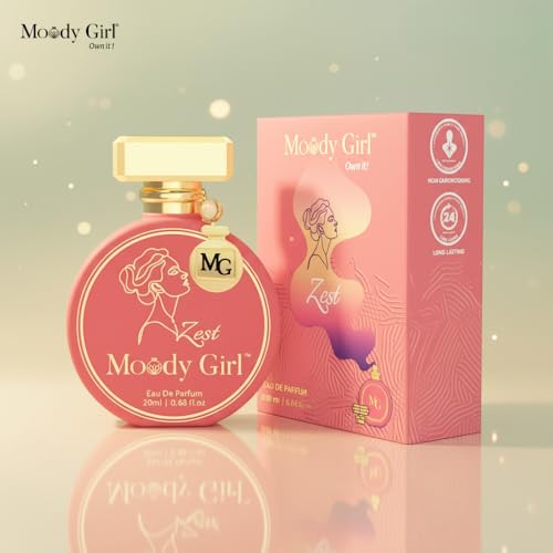 Image of Moody Girl Zest Eau De Parfum for Women, Gardenia Fragrance, 20ml