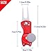 Fpxnb 2 Pack Metal Foldable Golf Divot Tool with Pop-up Button & Magnetic Ball Marker (Pack of 2, Fish Design)