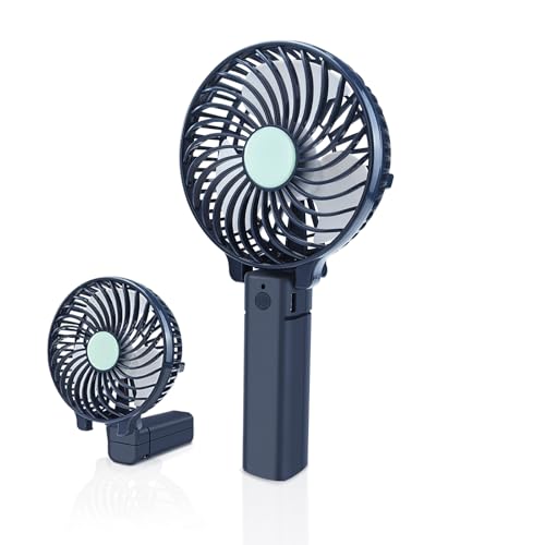 Jsdoin Ventilador de mano, USB recargable portátil ventilador de ...